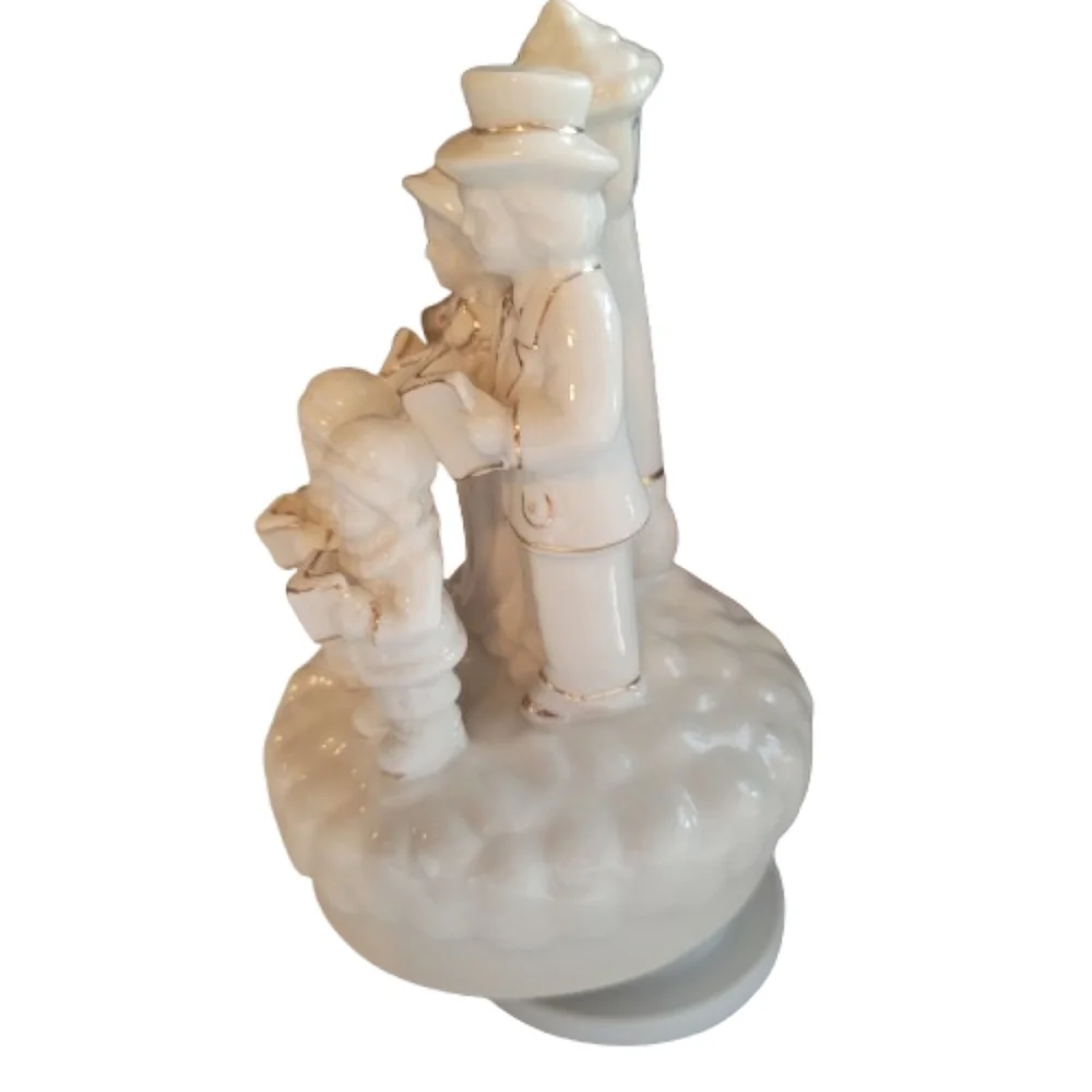 Crown Accents Musical Carolers Rotating Figurine 